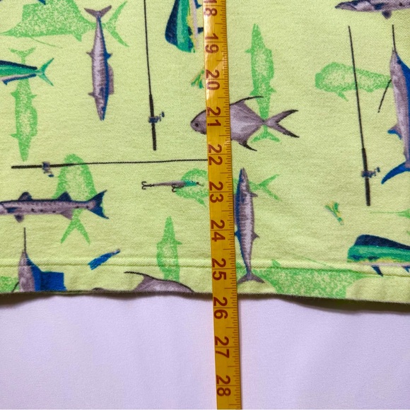 Columbia Men’s Lime Green Fishing Polo Shirt Size L - Picture 8 of 8